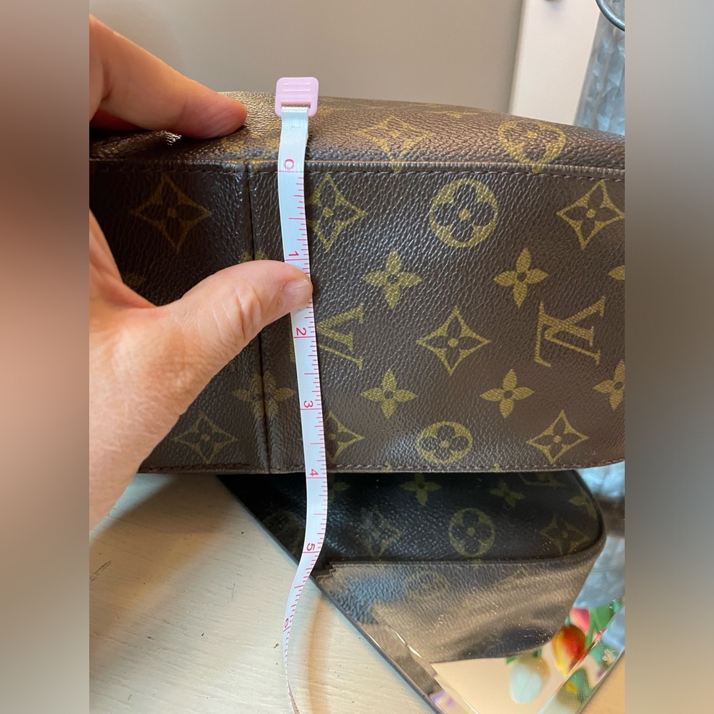Louis Vuitton Monogram Brown Coated Canvas Shoulder Bag - Picture 14 of 16